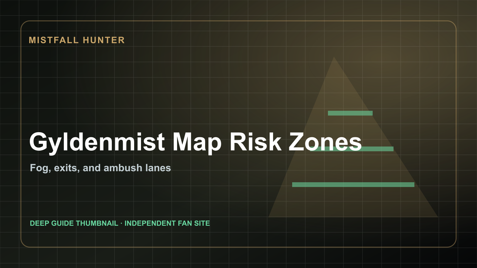 Gyldenmist Map Risk Zones route guide artwork