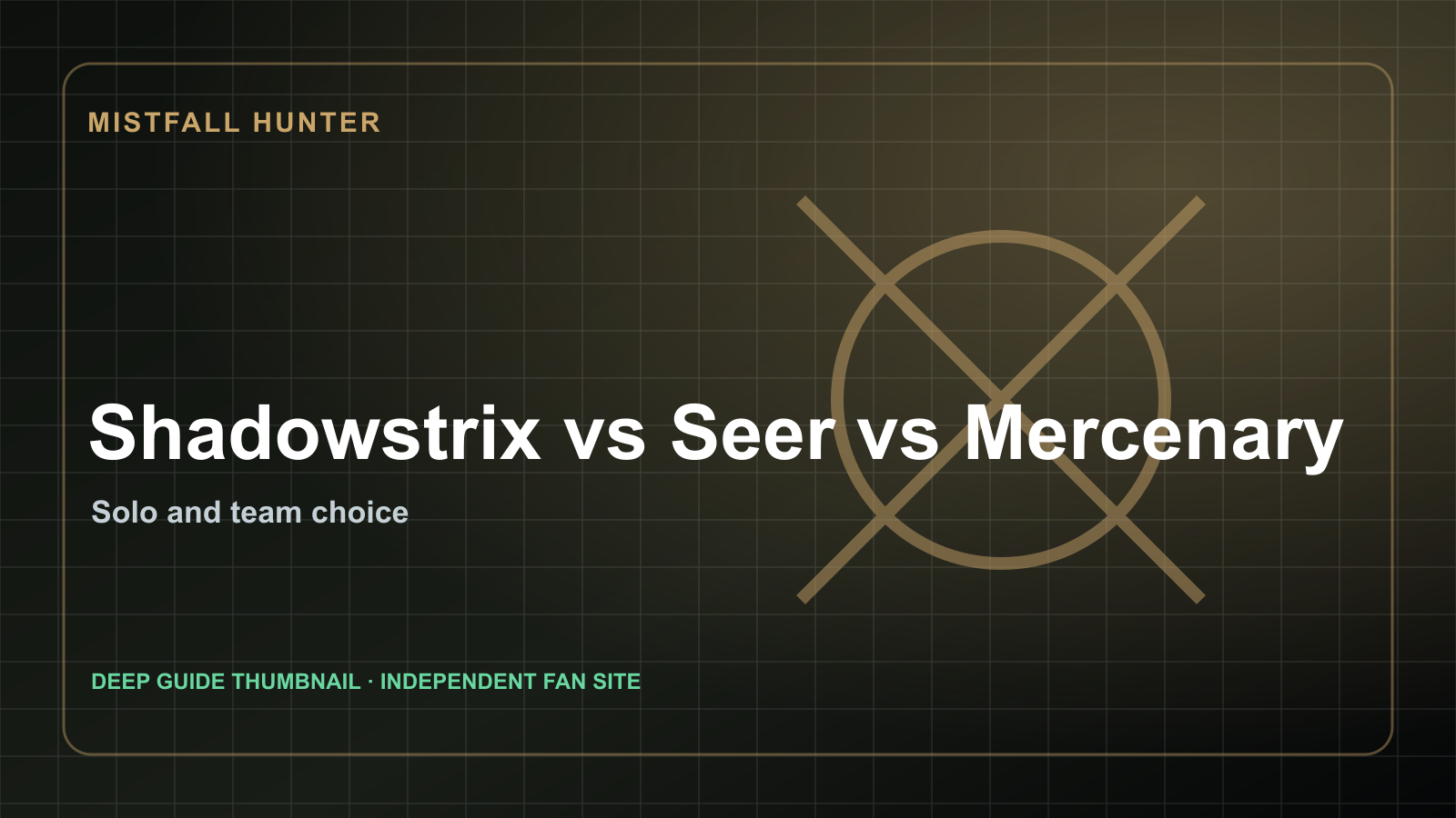 Shadowstrix vs Seer vs Mercenary: which class should you choose? guide artwork